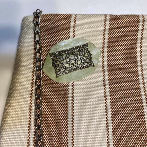 Add Libb Designs of Charleston, SC The Poppy Clutch Pocketbook Handbag - Picture 5 of 9